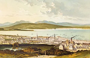 Greenock town, Inverclyde district