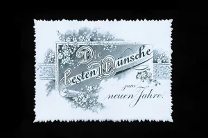 Greeting card around 1900, original size 10