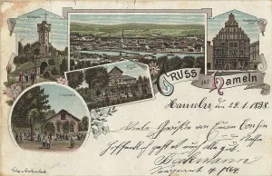 Greeting from Hameln, Lower Saxony