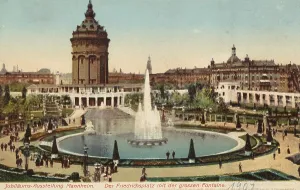 Greeting from Mannheim, Friedrichsplatz