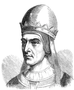 Gregory VII, c. 1015 - 1085, born Hildebrand of Sovana