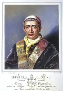 Gregory XVI (born 18 September 1765 in Belluno)