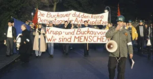 Grevenbroich. Protest by workers and employees of the Buckau company out of concern for jobs ca