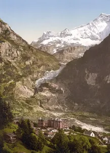 Grindelwald, Baerenhotel und Gletscher