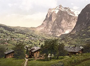 Grindelwald, general view, Bernese Oberland