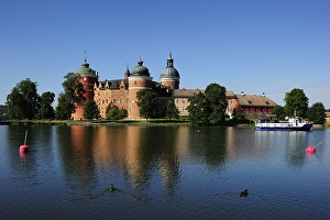 Gripsholm Castle, with reflections in the water