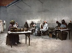 Grocer in Bona, Algeria, ca 1890