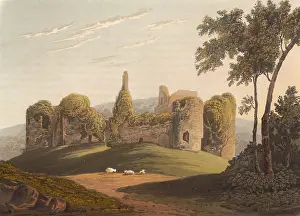 Grosmont Castle around 1850, Castell Grysmwnt