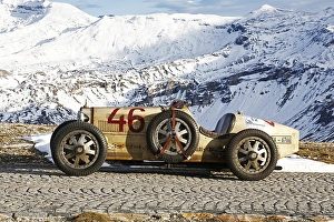 Category Mountain Landscapes Prints: Grossglockner Grand Prix 2017, Bugatti T 35B