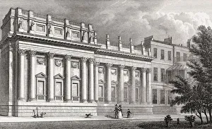 The Grosvenor House, London, illustration by Th