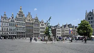 Grote Markt with Brabo Fountain