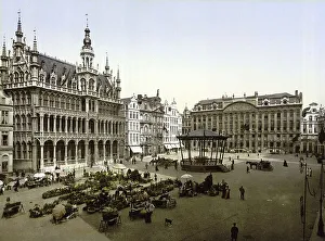 The Grote Markt in Brussels, Belgium