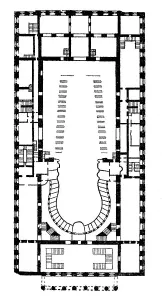 Ground plan of the Mariinsky Theatre