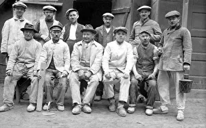 Group picture, construction workers