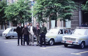 Group of tourists from Argentina in St Petersburg, Russia, 1971, Europe