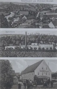 Grunan, Grunau, Oberdorf und Kartonfabrik
