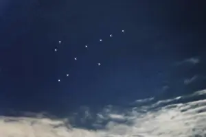 Grus star constellation, Night sky