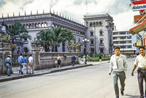 Guatemala City Police Headquarters, Guatemala, Central America around 1961, Central America