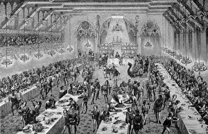 Guest banquet of a prince, 14th century