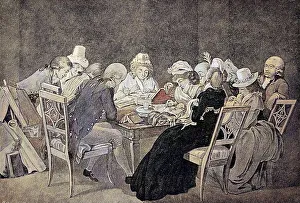 Guests of Duchess Anna Amalia around 1795