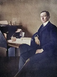 Guglielmo Marconi 1874 to 1937 Italian inventor From the book The Year 1912 illustrated published London 1913
