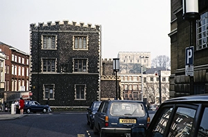 Guildhall and Castle, Norwich, Norfolk, England, UK 1987