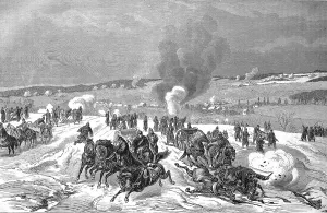 Gun battle near Bussurel near Hericourt on January 17