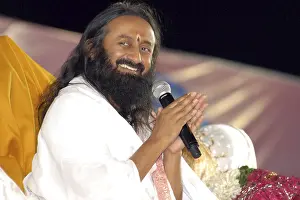 Gurudev Sri Sri Ravi Shankar at yoga camp