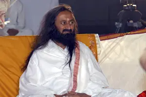 Gurudev Sri Sri Ravi Shankar at yoga camp