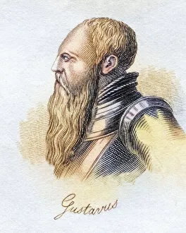 Gustav I. Vasa original name Gustav Eriksson Vasa c1496-1560 King of Sweden from the book Crabbs Historical Dictionary