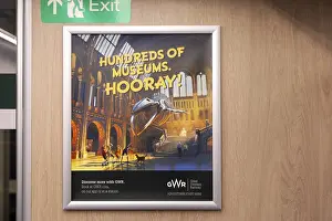 GWR advertising poster on train for Famous Five adventure hundreds of museums