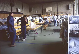 Gymnasium were also used. Immigrants and foreign refugees in North Rhine-Westphalia on 28