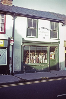 H C Harris Umbrella manufacturer, regeneration and repair business Maidenhead, Berkshire, England, Great Britain 1960s