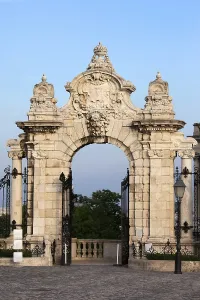 Habsburg Gate to the Royal Palace (Buda Castle) in Budapest
