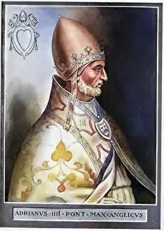 Hadrian IV, also Adrian IV, born as Nicholas Breakspear between 1100 and 1120 in St Albans