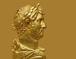 Hadrian or Publius Aelius Hadrianus Augustus, 76 - 138, Roman emperor, digitally edited