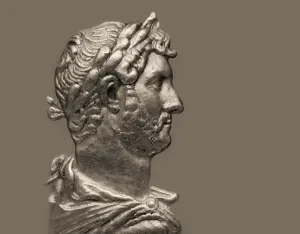 Hadrian or Publius Aelius Hadrianus Augustus, 76 - 138, Roman emperor, digitally edited