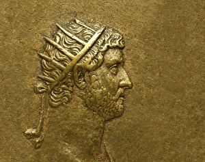 Hadrian or Publius Aelius Hadrianus Augustus, 76 - 138, Roman emperor, digitally edited