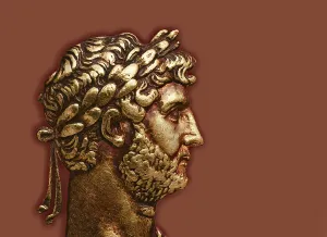 Hadrian or Publius Aelius Hadrianus Augustus, 76 - 138, Roman emperor, digitally edited