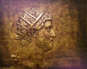 Hadrian or Publius Aelius Hadrianus Augustus, 76 - 138, Roman emperor, digitally edited