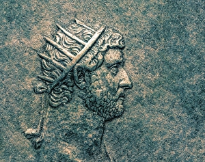 Hadrian or Publius Aelius Hadrianus Augustus, 76 - 138, Roman emperor, digitally edited