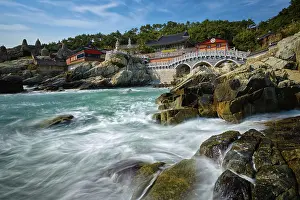 Haedong Yonggungsa Temple on sea shore