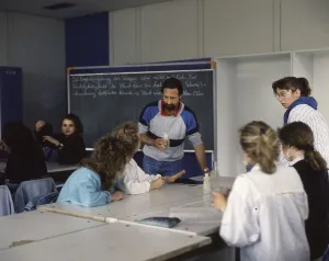 Hagen. Teaching at a comprehensive school ca. 1990