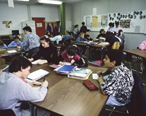 Hagen. Teaching at a comprehensive school ca. 1990