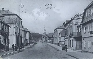 Haida, the Postgasse, Saxony, Germany