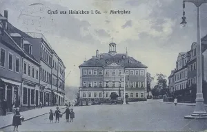 Hainichen in Saxony, market place
