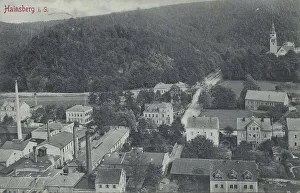 Hainsberg in Saxony, Germany, view around 1900-1910