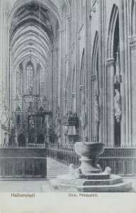 Halberstadt, the cathedral, Harz Mountains