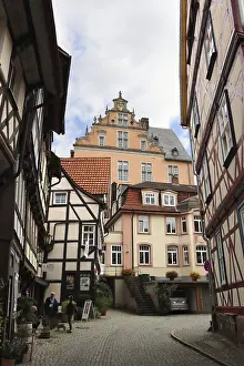 Half-timbered ensemble in the historic old town