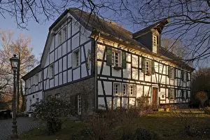 Half-timbered house at Eulenbroich Castle